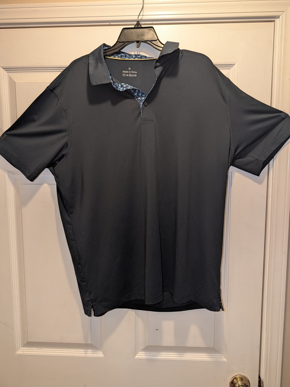Youth Performance Polo Shirt in Dark Gray